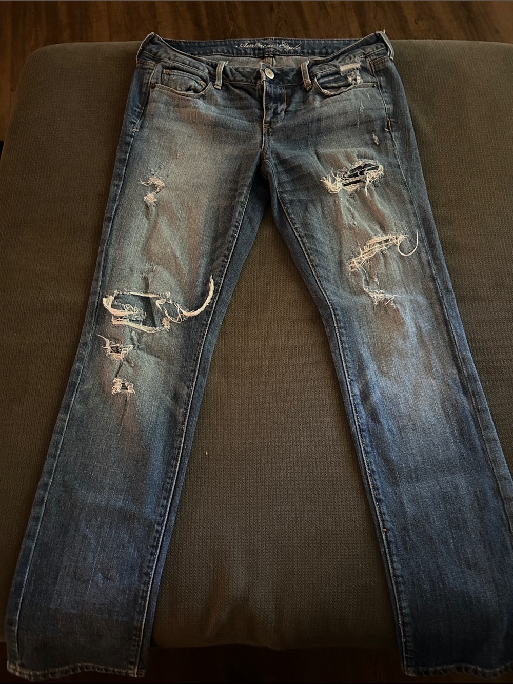 American Eagle Light Blue Stretch Denim Jeans